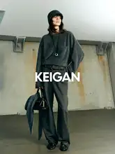 コンセッソのA級白山羊のウールプルオーバー【斜めポケット・ラウンジスタイル・ショート丈】