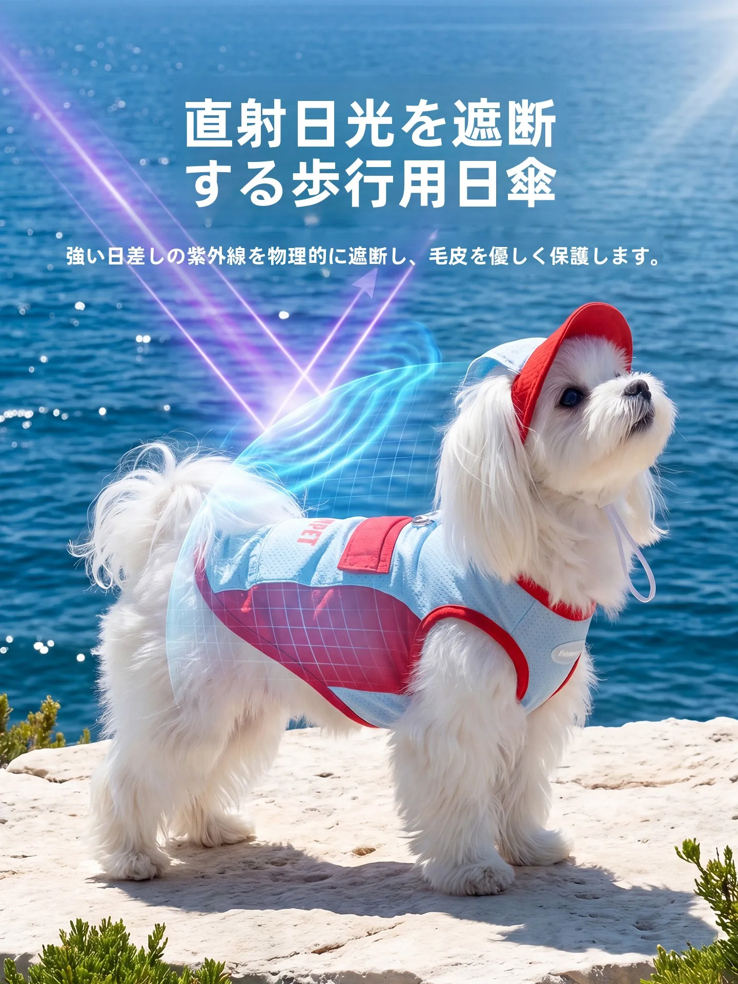 hipidog 小型犬用涼感ベスト：犬を飼う初心者に最適な夏の通気性対策