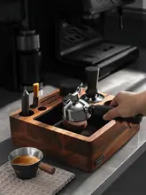 胡桃木製 コーヒーグラインダー用ベース【粉捨てバケツ・パウダーつき】