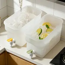 大容量ドリンクディスペンサー【冷たい飲み物用・漏れない設計・注ぎ口付き】
