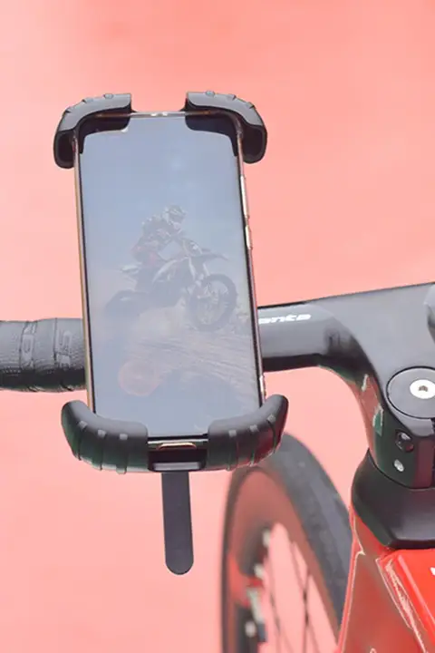 スマートフォンホルダー 自転車 バイクナビ 防振 公道ライディング マウンテンバイク 電動自転車用