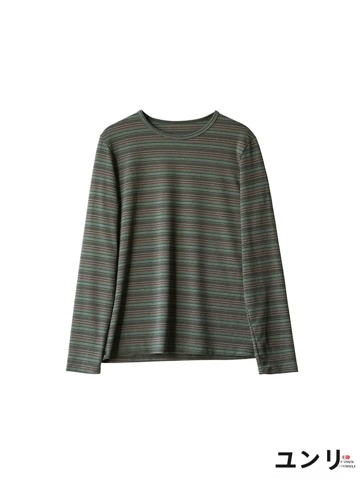醜いスウェットの意味と実際の着こなし：レトロストライプ長袖ニットTシャツの機能解析