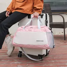 大容量トート旅行バッグ【軽量・搭乗用・収納ポケット付き】
