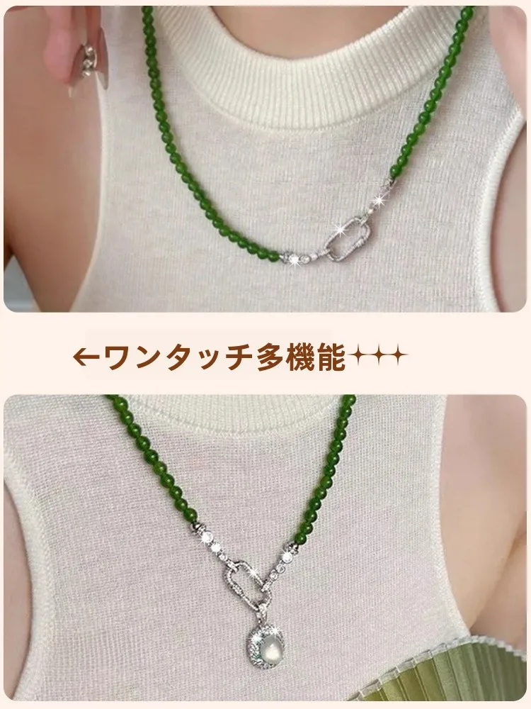 ビーズネックレスの留め具としての高級感と耐久性を実現する18Kゴールドコーティングバックル