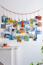 DIYフォトウォール装飾【創造的なインテリア・ポストカード展示用】