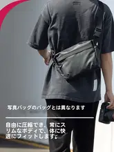 Ulanzi 防水と防傷機能を備えたカメラ用ショルダーバッグ【一眼レフカメラ・スマホ対応・デジタル機器収納】