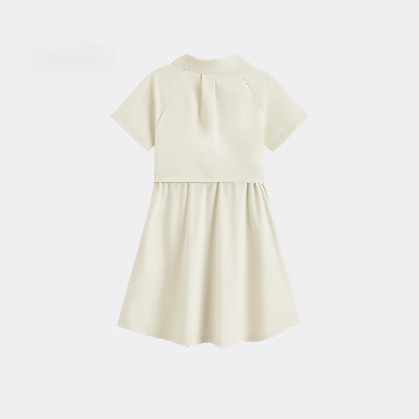 20℃に適した子供の服としての夏季用通気性ドレス：ANTA/安踏のフリル付きセットアップ対応モデル