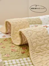 純綿製ソファクッション【花柄・防滑・カバー付き】（セットアップ対応）