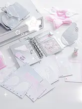 柔らかなレザー調バインダー付き手帳【A7サイズ・日程管理用】
