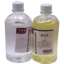 無臭 マリ調色油【500ML・油絵用・木槿花用希釈剤】