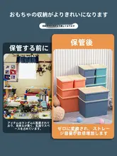 プラスチック収納ボックス【家庭用・お菓子・おもちゃ・本・衣類整理】