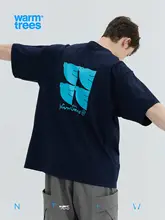 背面デザインが特徴の半円形鳩プリント半袖Tシャツ【自由の鳩シリーズ】