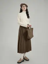華やかなデザインのデロン打底シャツ【春用・シンプル・体型カバー】