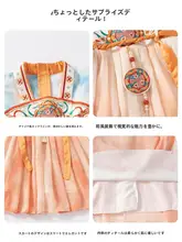 女の子用漢服風ドレス【夏用・新中式・プリンセススタイル・子供用】（セットアップ対応）