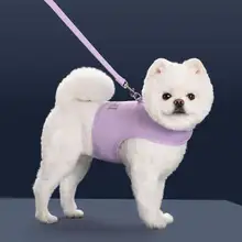愛らしいペット用ハーネス【猫・犬用・通気性・軽量・マジックテープ固定】