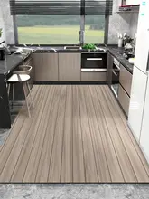 マット キッチン用 木目調 大判 防水 防油 合成皮革 滑り止め