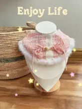 ペット用手作りスカーフ【秋冬・犬猫用・可愛いギフト】
