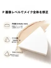 MINISO 極上の柔らかさの三角型ファンデーションスポンジ【乾湿両用・粉を吸わない】