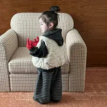 子供用 中綿ベスト【冬用・厚手・暖かい】（セットアップ対応）