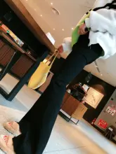 猫猫家 スリムフィット ブーツカットデニムパンツ【ハイウエスト・ブラック・春秋用・長身対応】