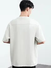 極上の柔らかさモダールコットン半袖Tシャツ【夏用・ゆったりシルエット・白色・カジュアル】