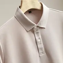 抗菌素材の吸湿透気性に優れたメンズ半袖ポロシャツ【夏用・翻領】