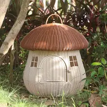 水洗い可能な手作り猫ハウス【通年用・藤製・通気性・半閉鎖型・夏用】
