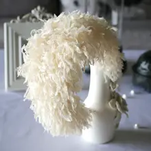 新作 手作りの毛糸立体ヘアバンド