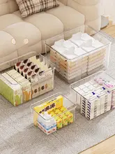 持ち運び便利な透明収納ボックス【大容量・衣類・おもちゃ・書籍用・整理ボックス】