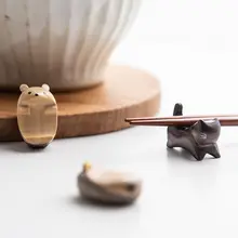 木製おもちゃデザインの箸置き【車・飛行機・猫・ペンギン】
