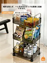 アクリルワゴン 多段 収納ラック キャスター付き お菓子 トイレ キッチン バスルーム 小物収納
