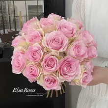 高級風 エイサローズの造花【手持ち用・インテリア装飾用】