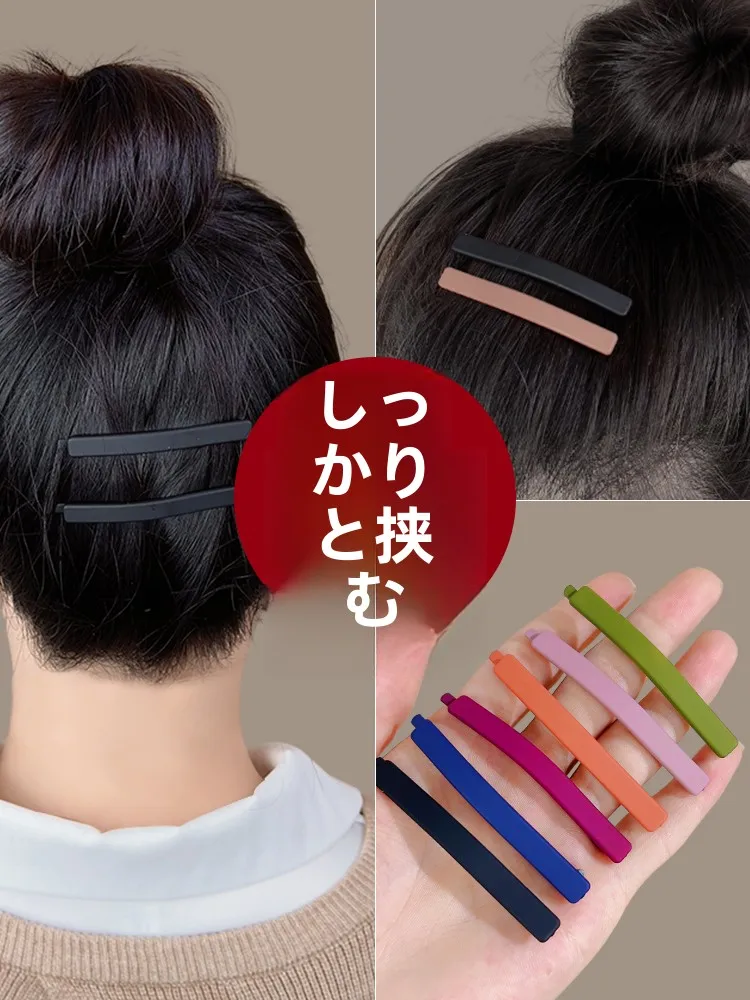 スリック バック 髪型に必要なヘアクリップの選定ガイド：黒色マット仕上げ金属製の実用性と適用シーン