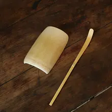 ヴィンテージ風 竹製茶道用具セット【茶筅・茶匙・茶器アクセサリー・伝統的デザイン】