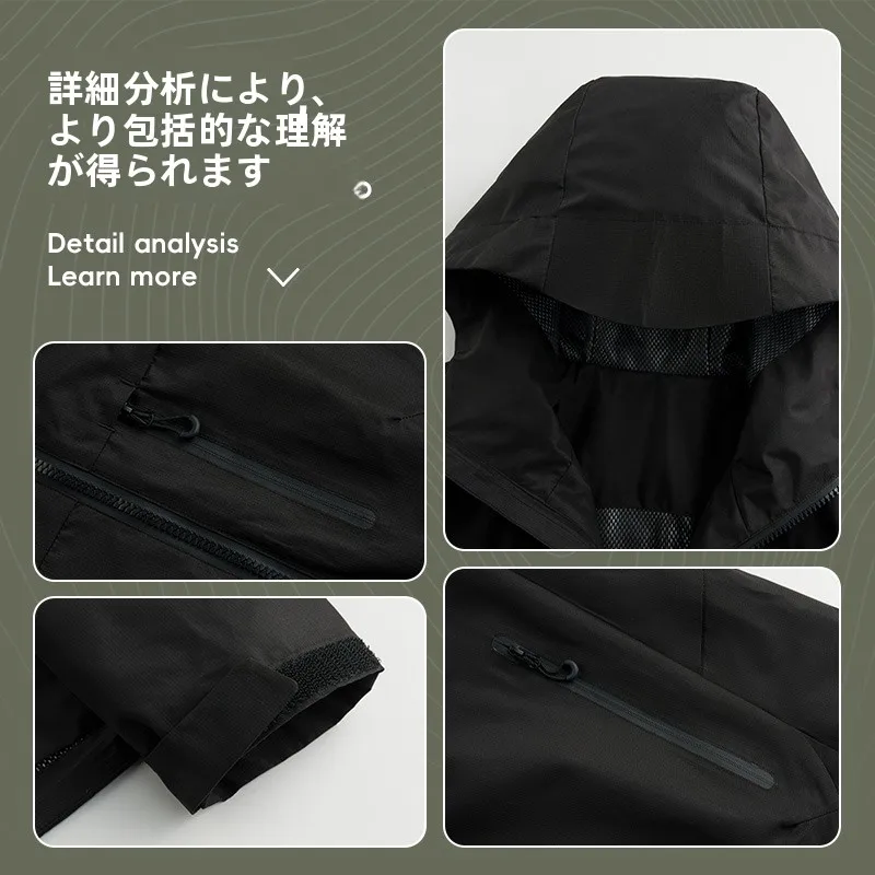防風防水レインジャケット レディース：木林森ZZ-25636-S.の実用性と使い分け