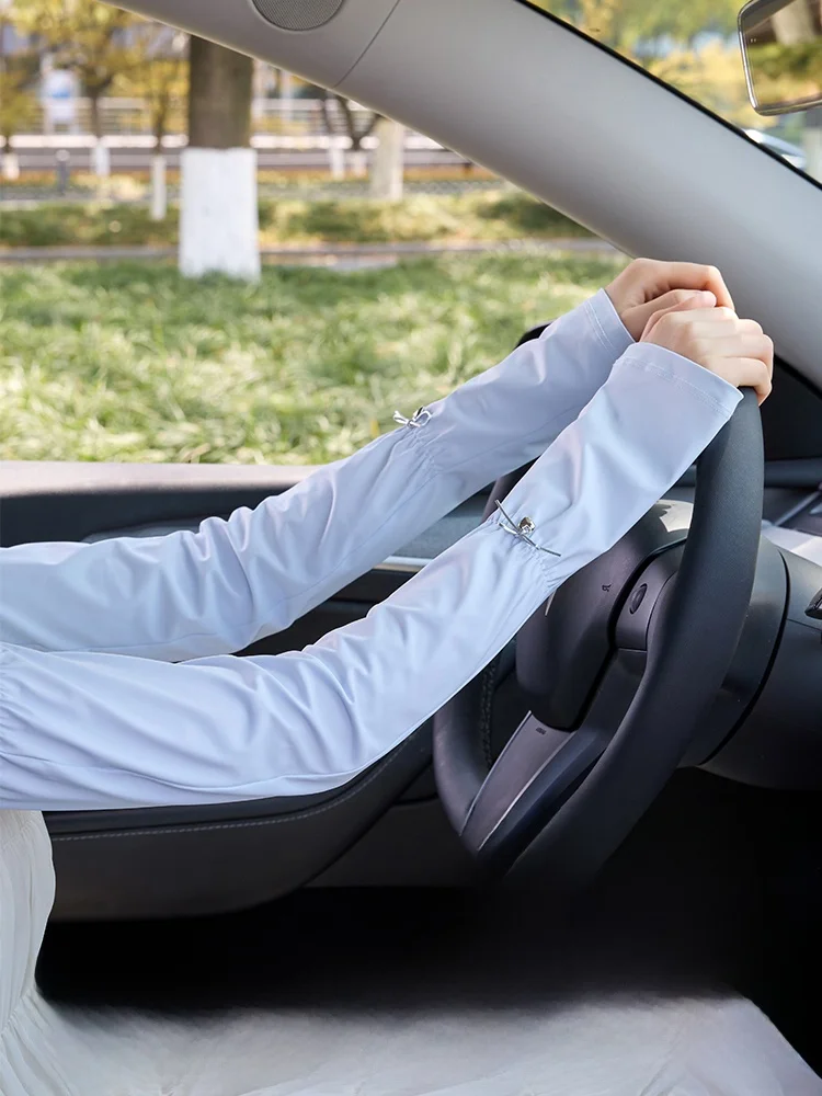 UVアームカバー おしゃれなデザインで夏のキッチンを彩るアイスシルクアームカバー