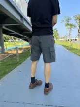 メンズ夏用抽绳工事用ショートパンツ【中腰・ゆったり・ストレート】