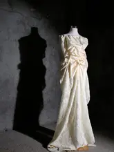 透け感のある創造的な小流蘇の立体テクスチャー生地【淡杏色・カーテンや衣服デザイン用】