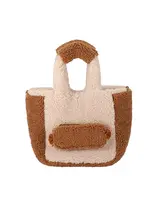 AJIDOU レディース手提げバッグ【萌える犬デザイン・可愛い・ファッションスタイル】