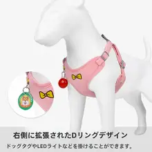 小型犬用ハーネス付きリード【テディ・ビション・ポメラニアン用・安心設計】