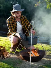 Naturehike 46人用アウトドアキャンプ吊り鍋【ポータブル調理器具・水沸かし用】