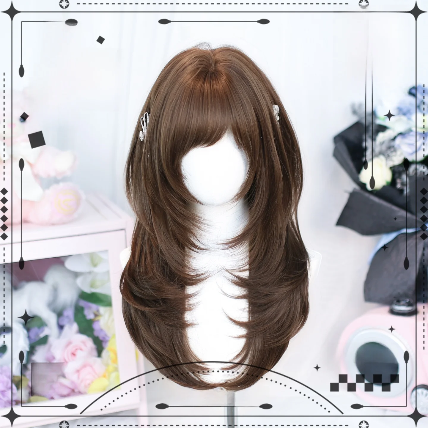 ヘアーアップスタイルで悩むなら、ロリータ風の長直ウィッグが救う理由は？