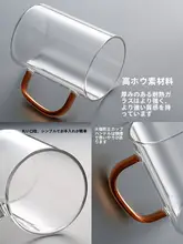 ガラスカップ お茶カップ 吸水カップ 家庭用 透明 蓋付き 緑茶 ビール