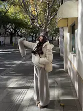 伸縮性のあるハイウエストストレートレッグルーズフィットでスリムなワイドパンツ ロングパンツ 女性用
