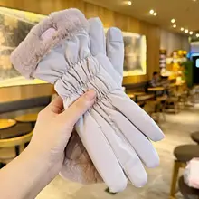 防風防寒 加圧フリース手袋【冬用・タッチスクリーン対応・女性用】