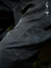 夏用 メンズストレートパンツ【超薄・通気性・中国風デザイン】