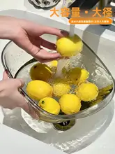 透明洗面器【大容量・高品質PET・シンプルデザイン】
