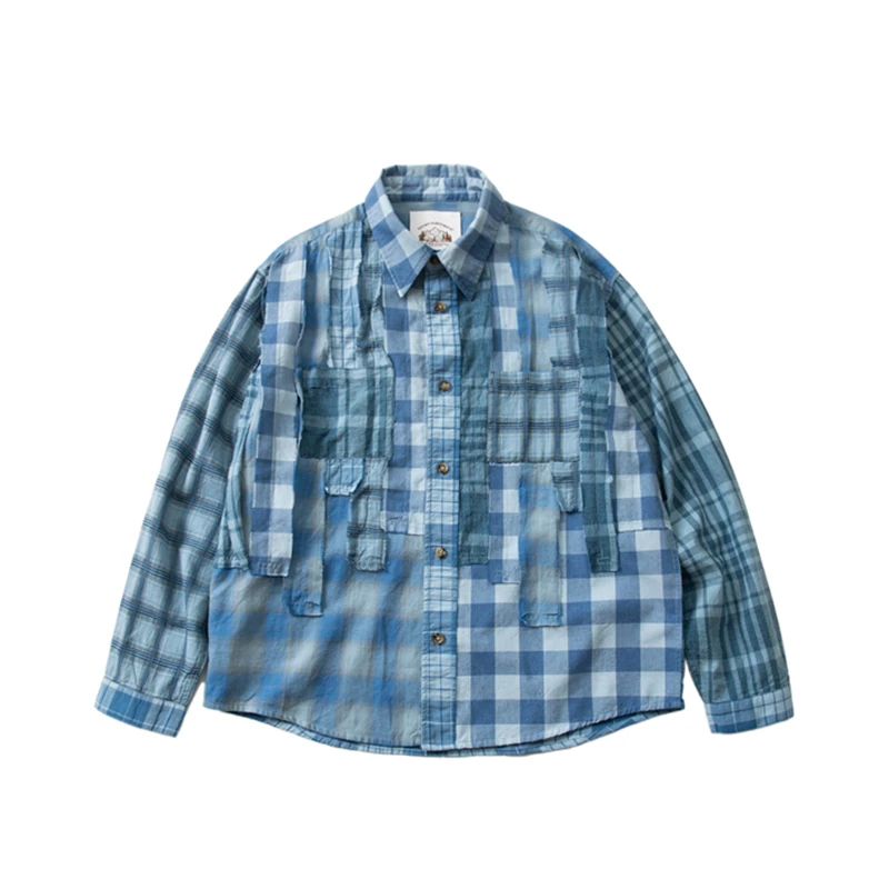 GcBrand Labのレトロチェックシャツ：70年代ファッションのスタイルを再現