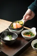 取っ手付き 小鉢 陶器 調味料用 汁物 麺 デザート フルーツ サラダ おつまみ 付け合わせ