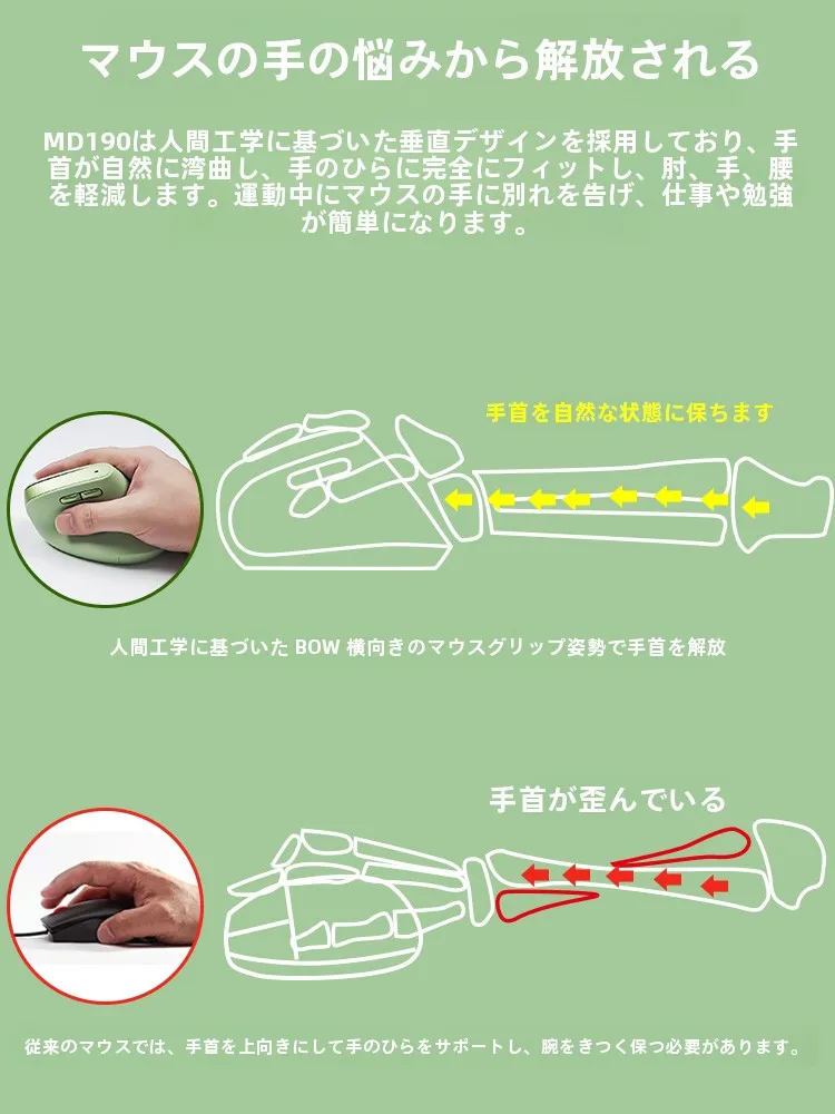 充電式エルゴノミックマウスが動かない原因を解決：B．O．W MD190Lの実用性と対応策